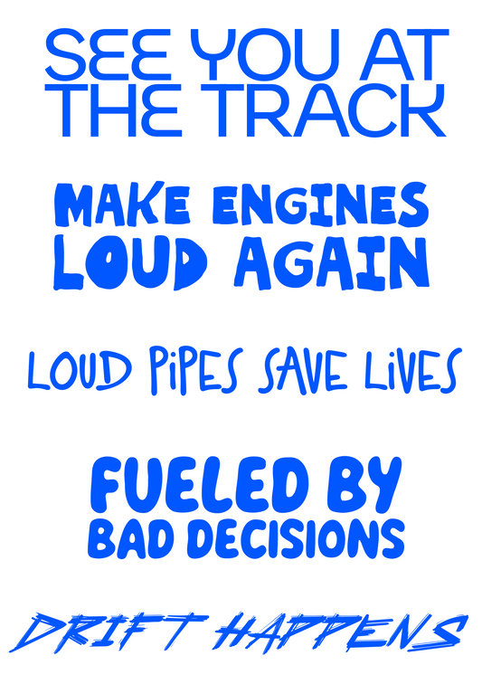 LOUD PIPES SET